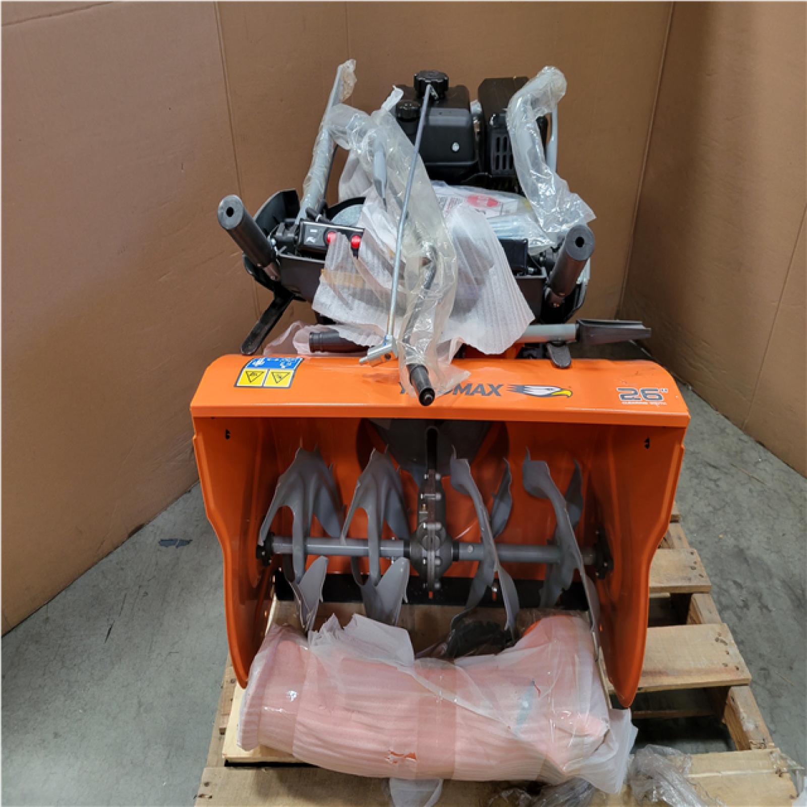 CALIFORNIA AS-IS YARD MAX TWO-STAGE SNOW BLOWER W 212CC MOTOR