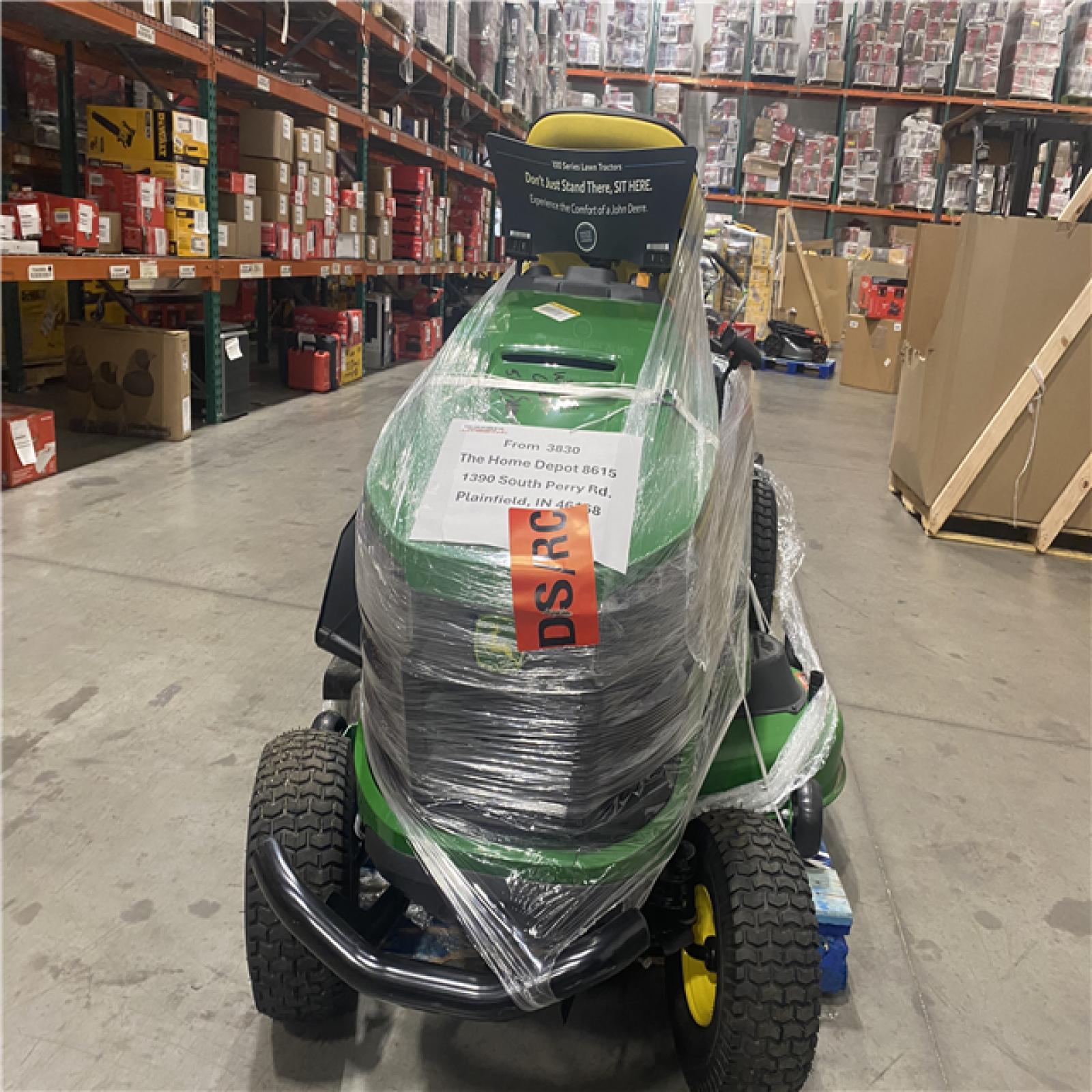 Dallas Location - As-Is John Deere S140 48 in. 22 HP V-Twin Gas Hydrostatic Riding Lawn Mower