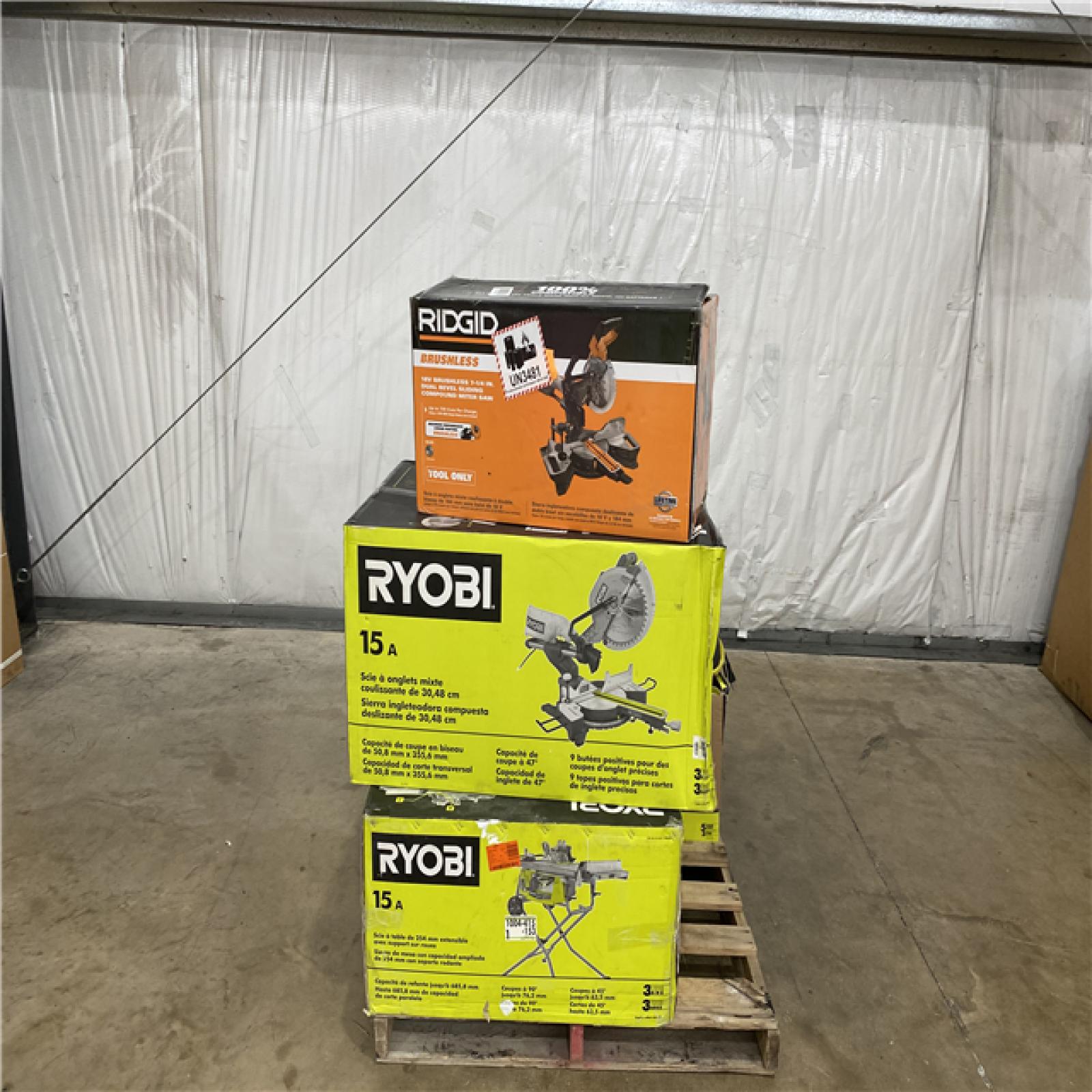 Houston Location AS IS - Tool Pallet