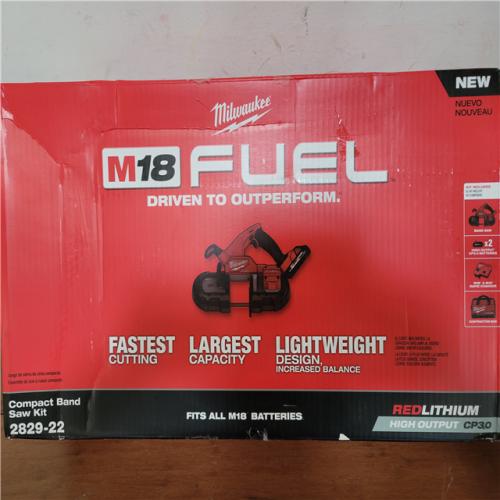 California AS-IS Milwaukee Compact Band Saw Kit  includes (1) Charger (No Battery)