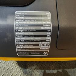 HOUSTON LOCATION - AS-IS DEWALT 2500-Watt Recoil Start Gas-Powered Portable Inverter Generator with CO Protect