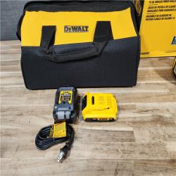 HOUSTON LOCATION - AS-IS DEWALT 20V MAX XR 16-Gauge Electric Cordless Angled Finishing Nailer Kit