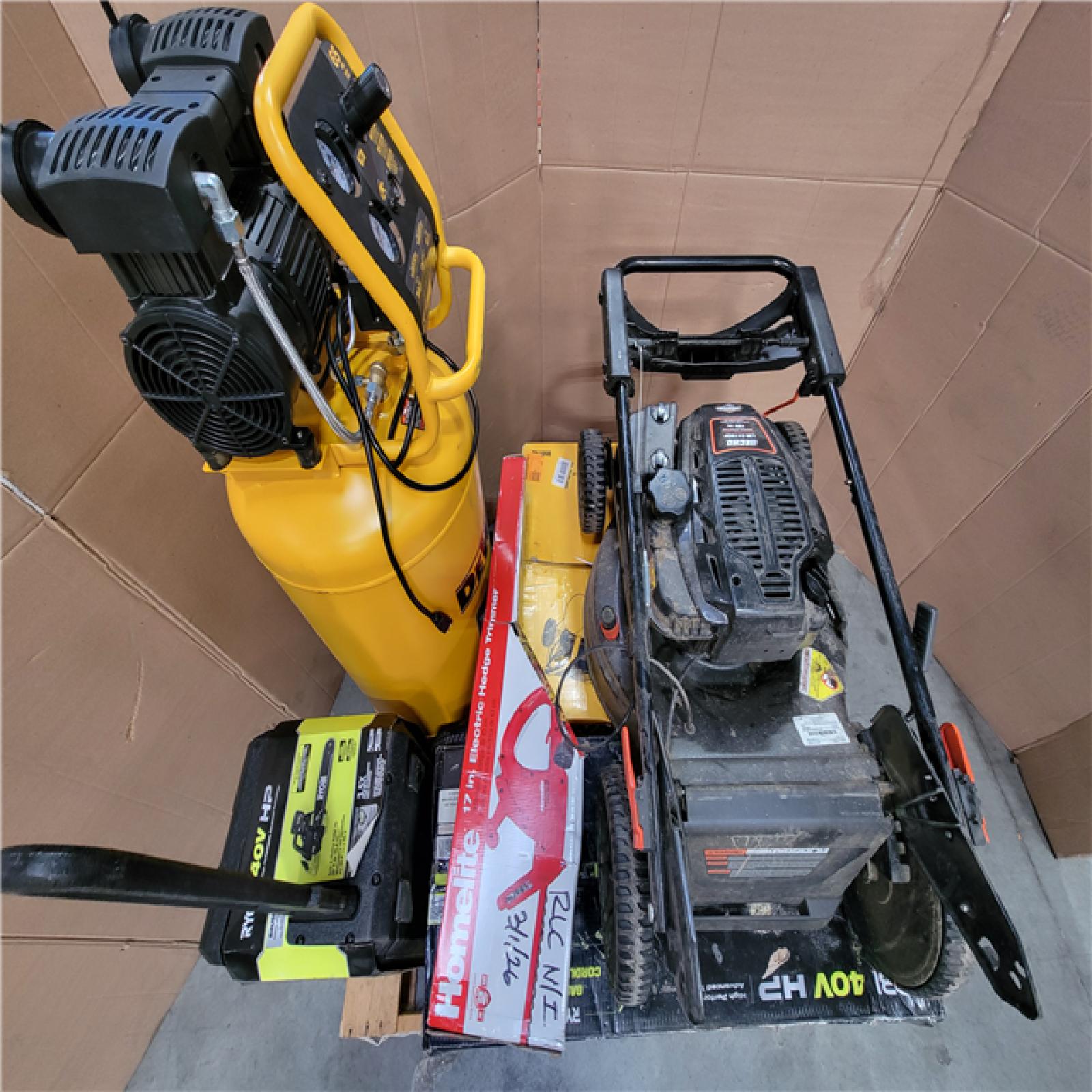 California AS-IS OUTDOOR POWER EQUIPMENT