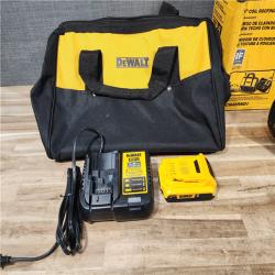 HOUSTON LOCATION - AS-IS DEWALT 20V MAX Lithium-Ion 15-Degree Electric Cordless Roofing Nailer Kit