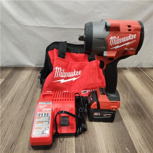 AS-IS- Milwaukee M18 1/2 in. Cordless Brushless High Torque Impact Wrench Kit (Battery & Charger)