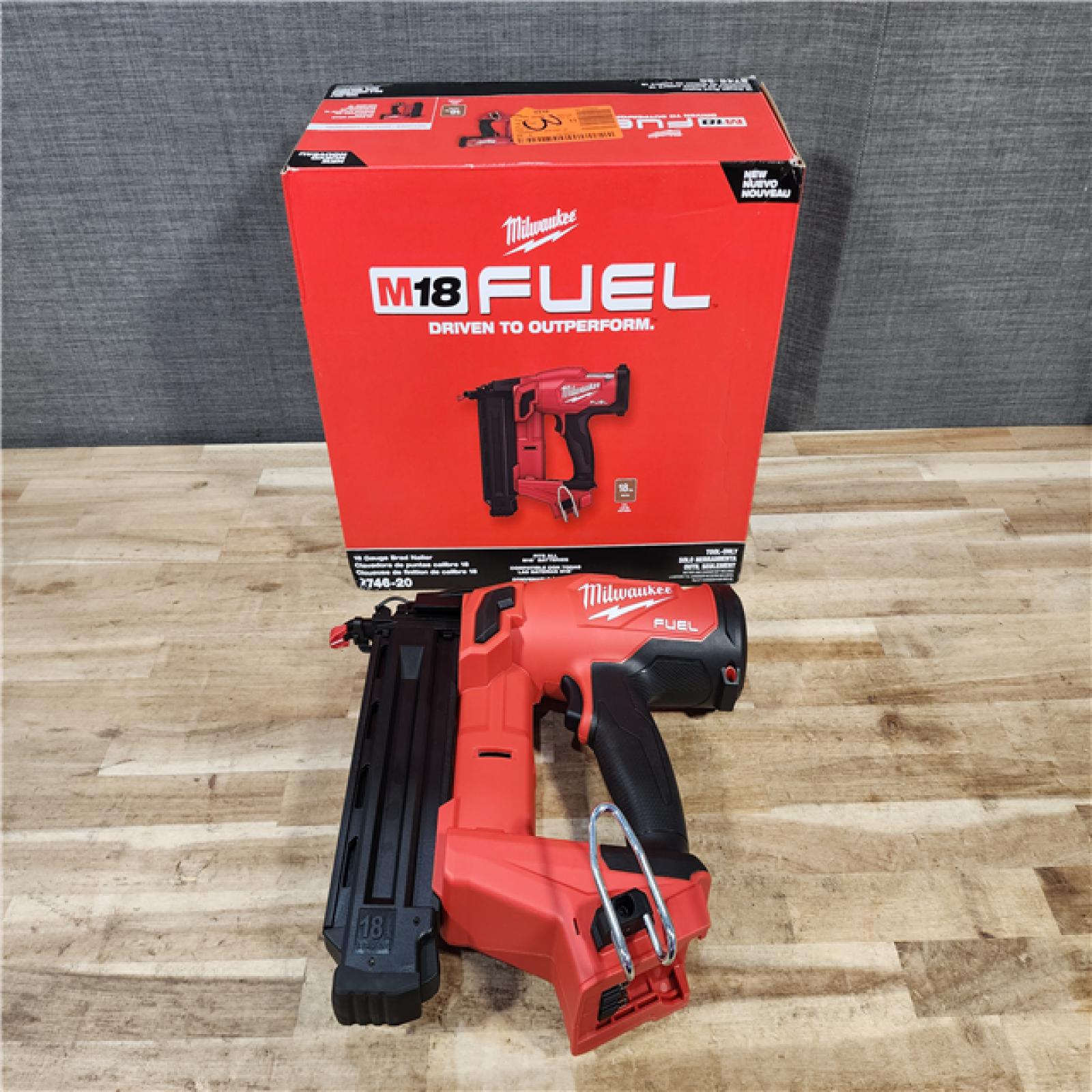 HOUSTON LOCATION - AS-IS (APPEARS LIKE NEW) Milwaukee FUEL 18-Volt Lithium-Ion Brushless Cordless Gen II 18-Gauge Brad Nailer (Tool-Only)