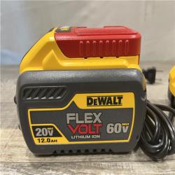 AS-IS DEWALT FLEXVOLT 20V/60V MAX Lithium-Ion 12.0Ah Battery and Fan Cooled Fast Charger