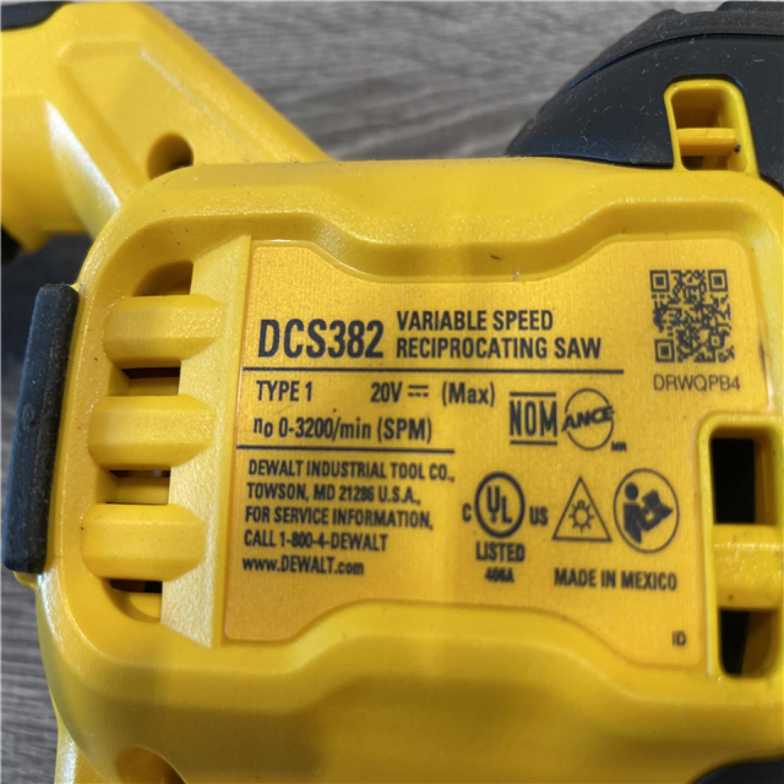 AS-IS DEWALT 20V MAX Cordless Brushless Reciprocating Saw (Tool Only)