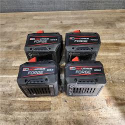 HOUSTON LOCATION - AS-IS MILWAUKEE FORGE BATTERY PACK QTY - 4