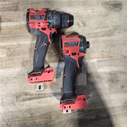 HOUSTON LOCATION - AS-IS Milwaukee FUEL 18V Lithium-Ion Brushless Cordless Hammer Drill and Impact Driver Combo Kit