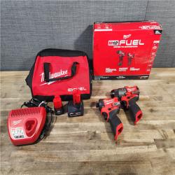 HOUSTON LOCATION - AS-IS (APPEARS LIKE NEW) Milwaukee 3497-22 12V Brushless Hammer Drill and Impact Driver Combo Kit