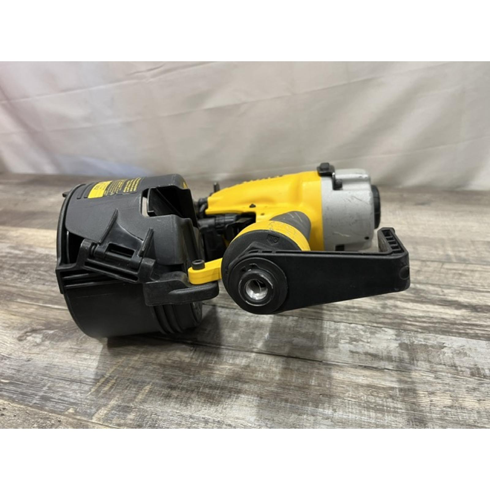 AS-IS DEWALT Pneumatic 15-Degree Coil Corded Siding Nailer