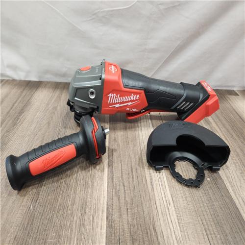 AS-IS- Milwaukee FUEL 18-Volt Lithium-Ion Brushless Cordless 4-1/2 in./5 in. Grinder W/Paddle Switch (Tool-Only)