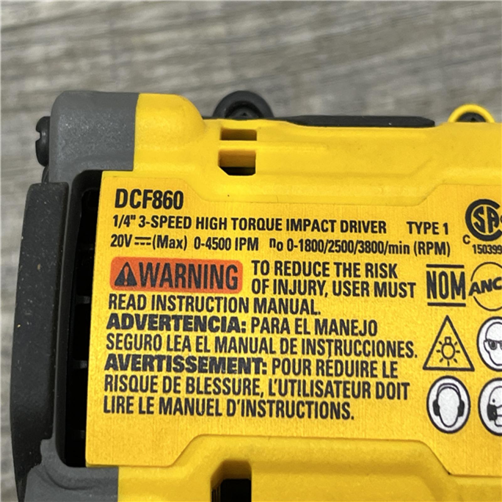 AS-IS DEWALT 20V MAX XR Cordless Impact Driver (Tool Only)