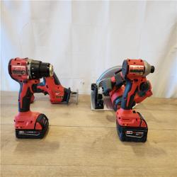 AS-IS- Milwaukee M18 Cordless Brushless 4 Tool Combo Kit