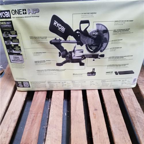 California NEW Ryobi One+ 18V Brushless 10 Sliding Compound Miter Saw Kit