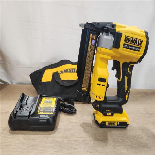 AS-IS- DEWALT ATOMIC 20V MAX Lithium Ion Cordless 23 Gauge Pin Nailer Kit