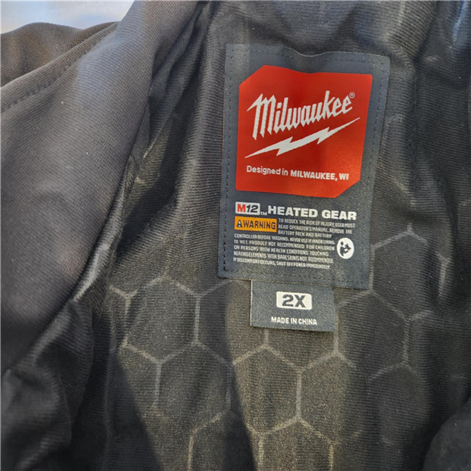 AS-IS- Heated Jacket Men's Polyester Black 2XL