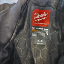 AS-IS- Heated Jacket Men's Polyester Black 2XL