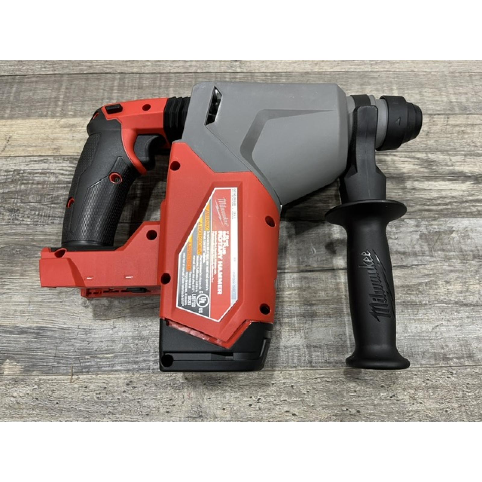 AS-IS Milwaukee  FUEL 18V Lithium-Ion Brushless Cordless 1 in. SDS-Plus Rotary Hammer (Tool-Only)