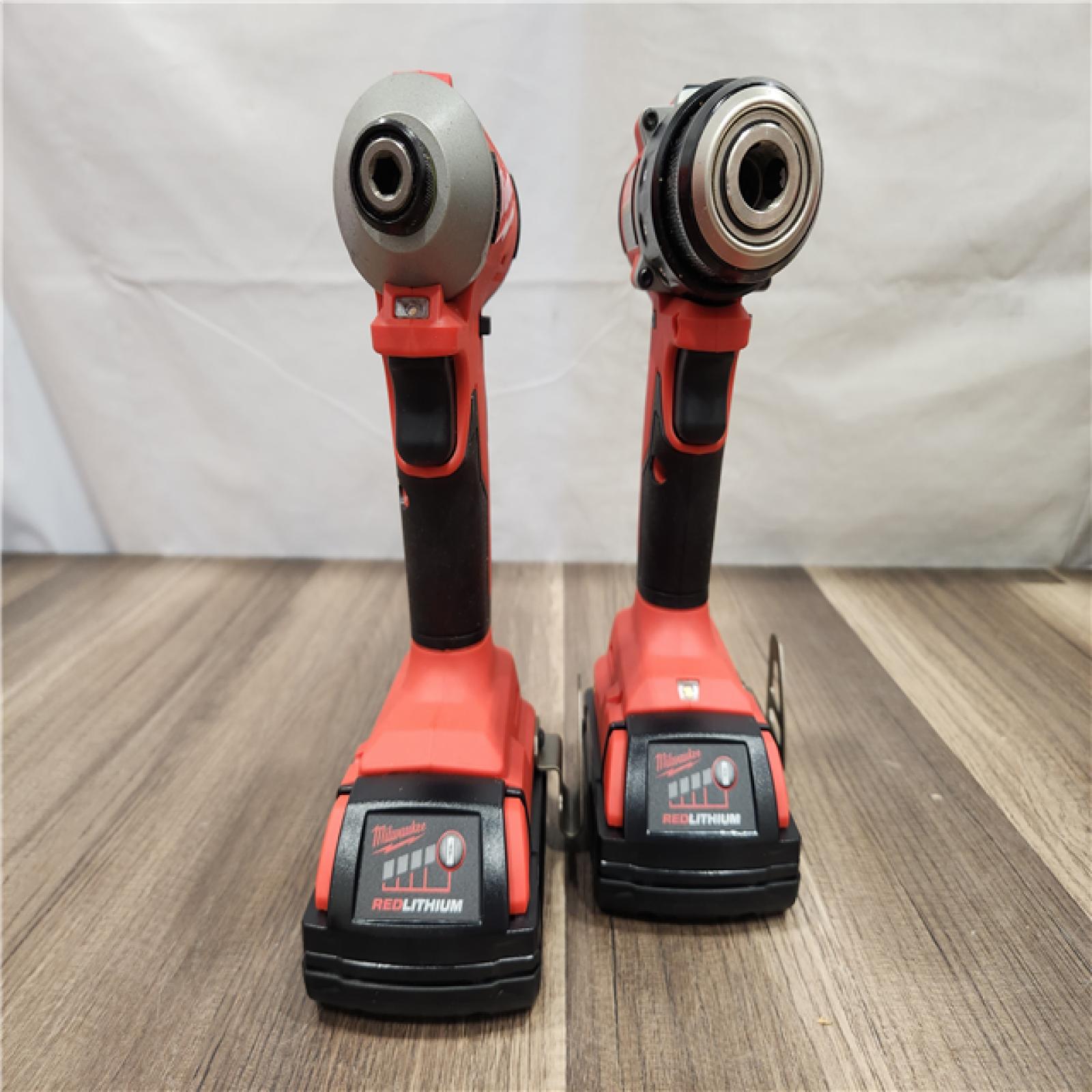 AS-IS- Milwaukee M18 Compact Brushless 2-Tool Combo Kit