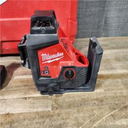 HOUSTON LOCATION - AS-IS Milwaukee-3632-21 M12 Green Beam Laser 360° 3-Plane Kit
