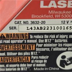 AS-IS Milwaukee-3632-21 M12 Green Beam Laser 360° 3-Plane Kit