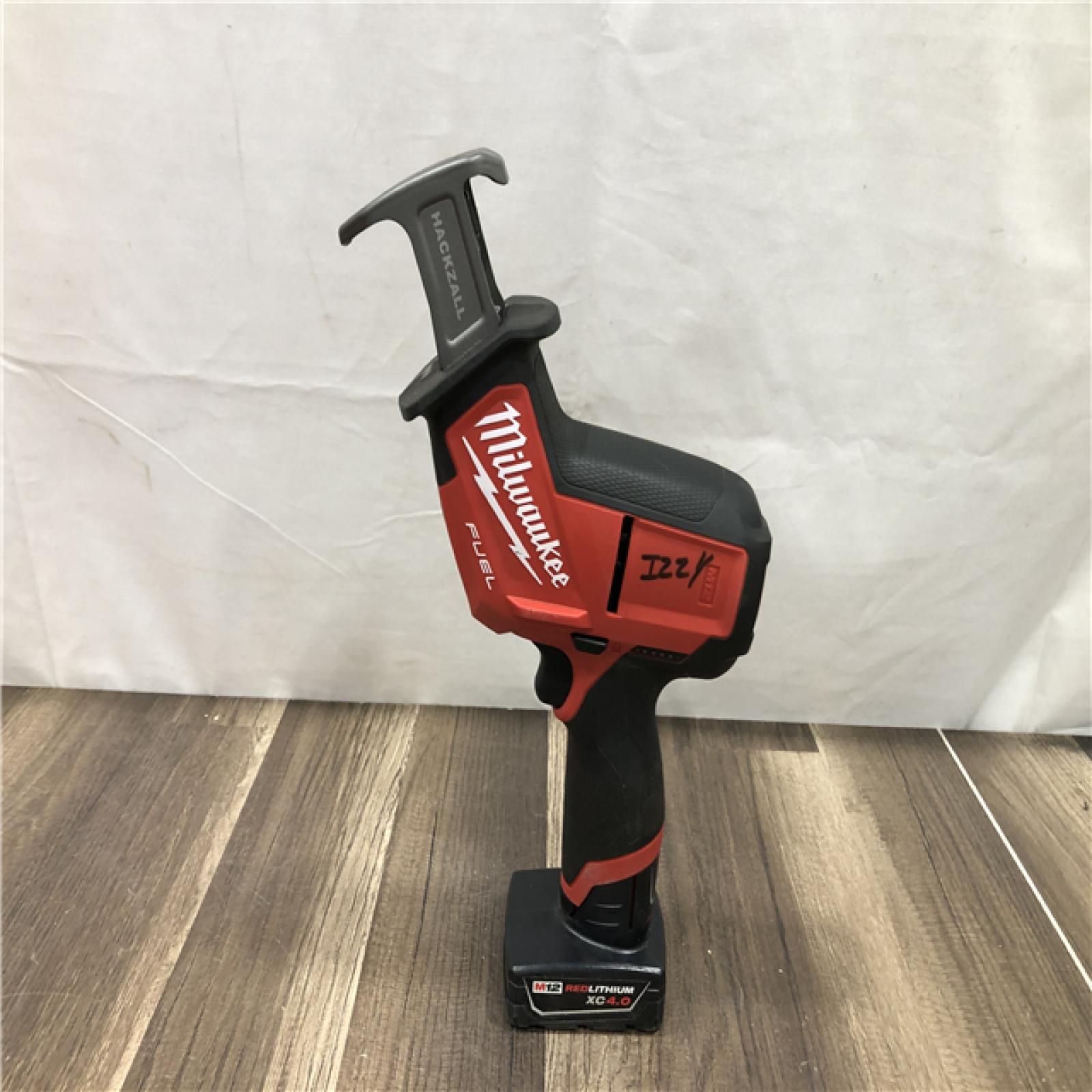 AS-IS Milwaukee FUEL 12V Lithium-Ion Brushless Cordless HACKZALL Reciprocating Saw Kit