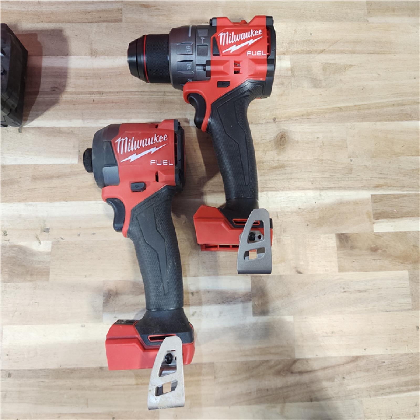 HOUSTON LOCATION - AS-IS Milwaukee  FUEL 18V Lithium-Ion Brushless Cordless Hammer Drill and Impact Driver Combo Kit