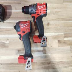 HOUSTON LOCATION - AS-IS Milwaukee  FUEL 18V Lithium-Ion Brushless Cordless Hammer Drill and Impact Driver Combo Kit