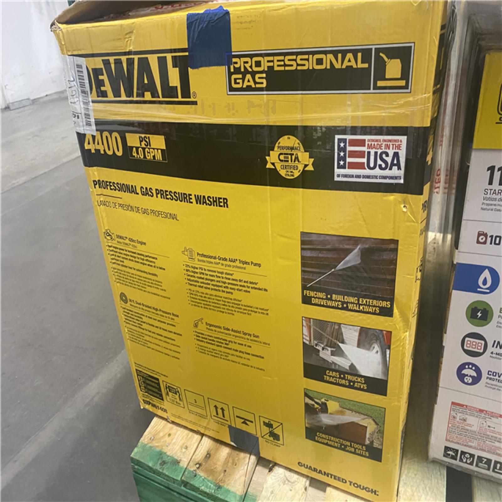 Dallas Location - As-Is DEWALT 4400 PSI 4.0 GPM Gas Pressure Washer