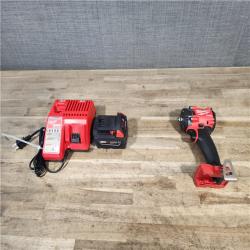 HOUSTON LOCATION - AS-IS Milwaukee FUEL GEN-3 18V Lithium-Ion Brushless Cordless 3/8 in. Compact Impact Wrench with Friction Ring W/ BATTERY & CHARGER