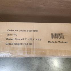 Phoenix NEW FLEXIMOUNTS OHK Series 48 in. W x 96 in. D x 22-40 in. H Black Ceiling Mounted Overhead Garage Storage Rack with Accessory Hooks