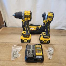 AS-IS- DEWALT 20V MAX XR Hammer Drill and ATOMIC Impact Driver 2 Tool Cordless Combo Kit