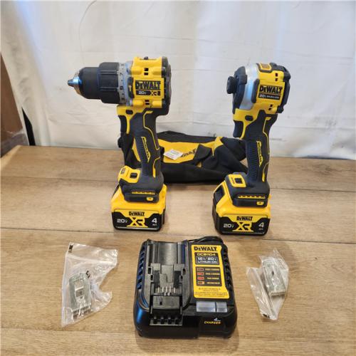 AS-IS- DEWALT 20V MAX XR Hammer Drill and ATOMIC Impact Driver 2 Tool Cordless Combo Kit