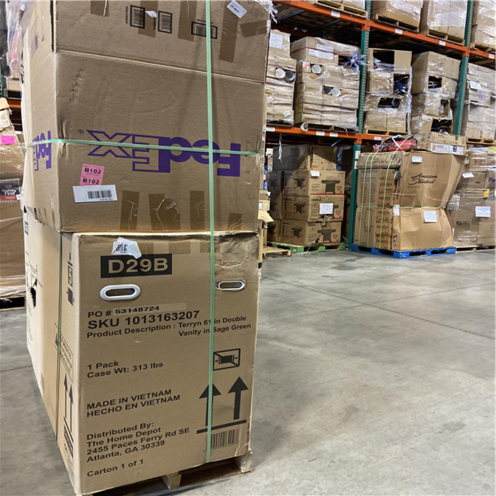 DALLAS LOCATION - AS-IS HOME IMPROVEMENT PALLET