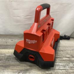 AS-IS Milwaukee 18V Lithium-Ion REDLITHIUM FORGE Starter Kit with (2) 12.0 Ah Battery Pack and PACKOUT 6-Port Rapid Charger