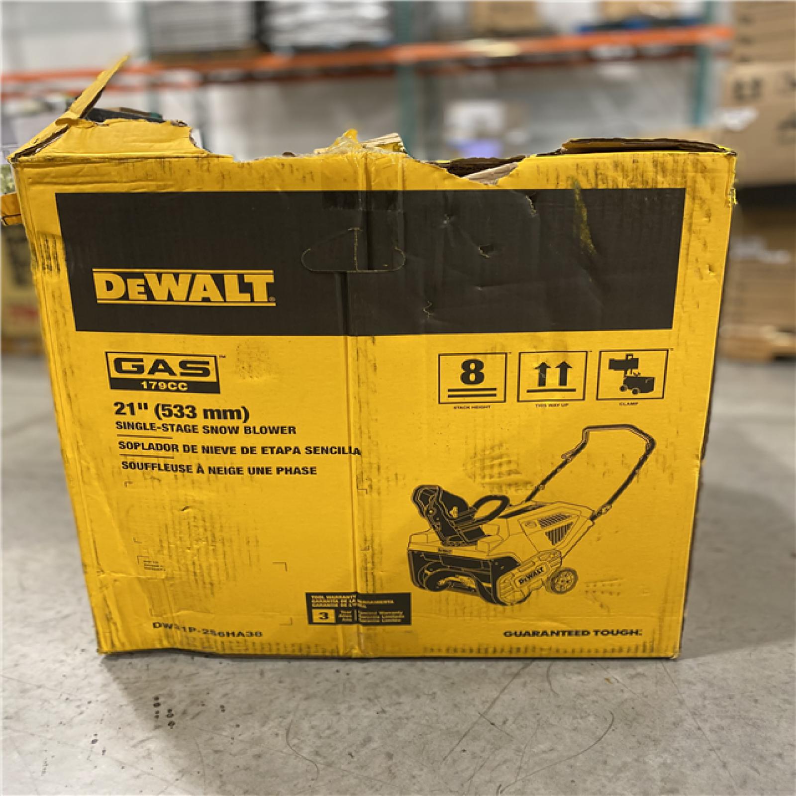 NEW! DEWALT 21 in. 179 cc SingleStage Gas Snow Blower