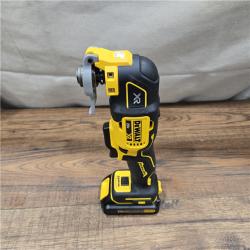 AS-IS DEWALT Cordless Brushless 3-Speed Oscillating Multi Tool with (1) 20V 1.5Ah Battery and Charger