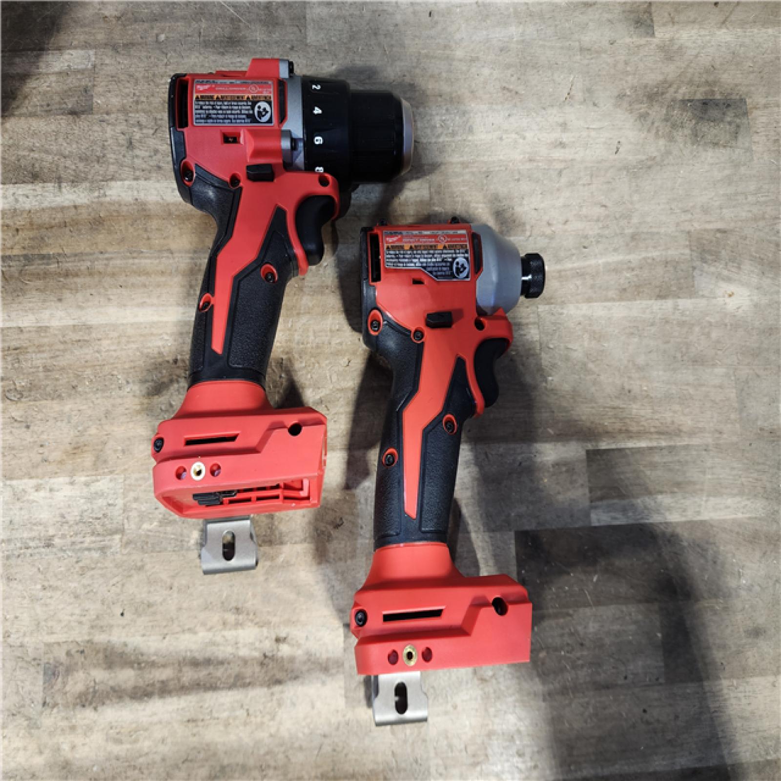 HOUSTON LOCATION - AS-IS Milwaukee 18V Lithium-Ion Brushless Cordless Compact Drill/Impact Combo Kit