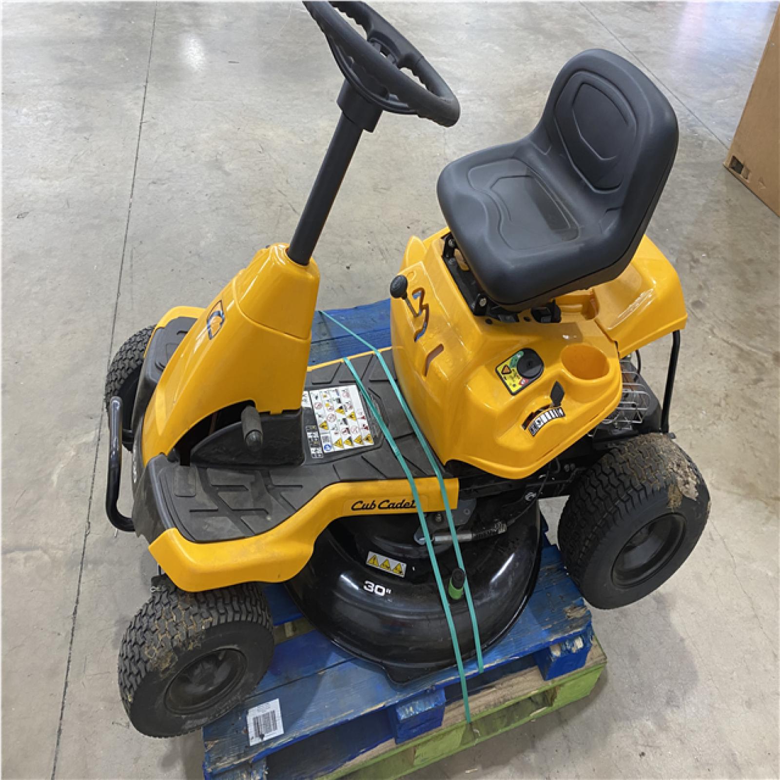 Houston Location - AS-IS Outdoor Power Equipment CUB CADET 30 INCH SIT DOWN MOWER