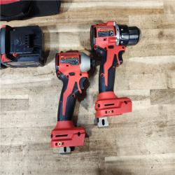 HOUSTON LOCATION - AS - IS Milwaukee 18-Volt Lithium-Ion Brushless Cordless Compact Hammer Drill/Impact Combo Kit