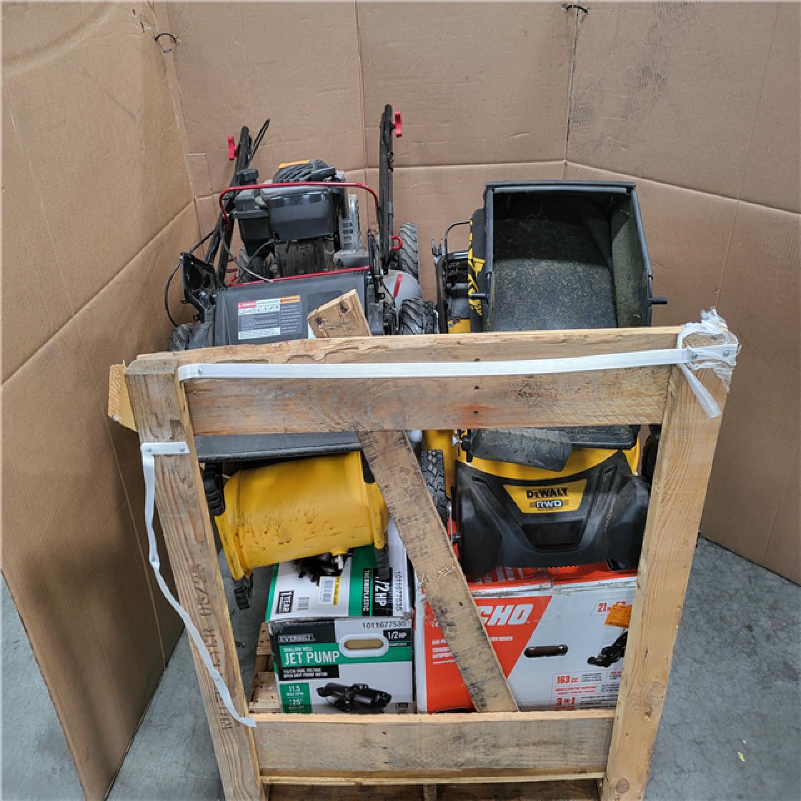 CALIFORNIA AS-IS OUTDOOR POWER EQUIPMENT