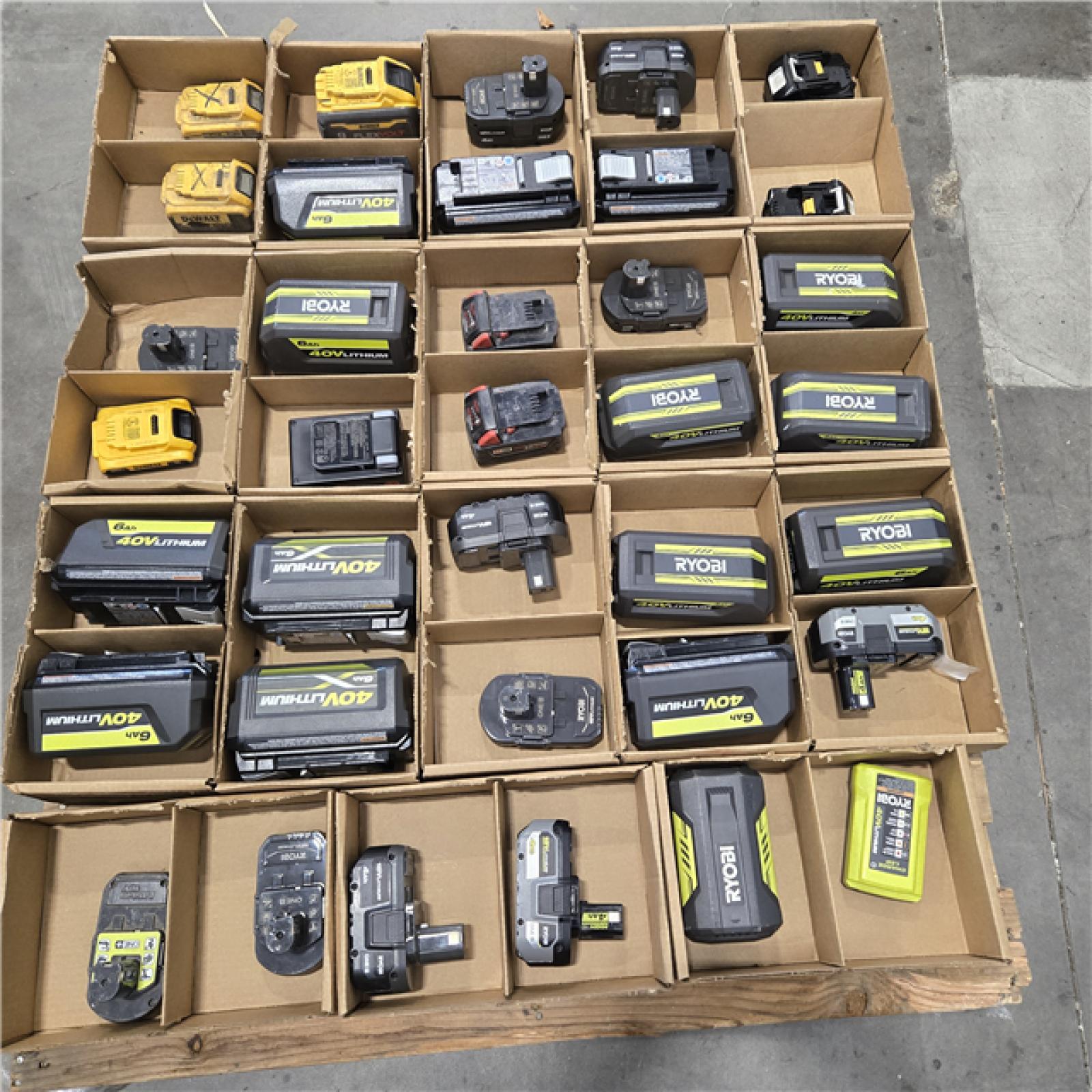 DALLAS LOCATION - AS-IS BATTERY  PALLET