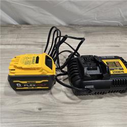 LIKE NEW! - DEWALT FLEXVOLT 20V/60V MAX Lithium-Ion 6.0Ah Battery Pack with 6 Amp Output Charger