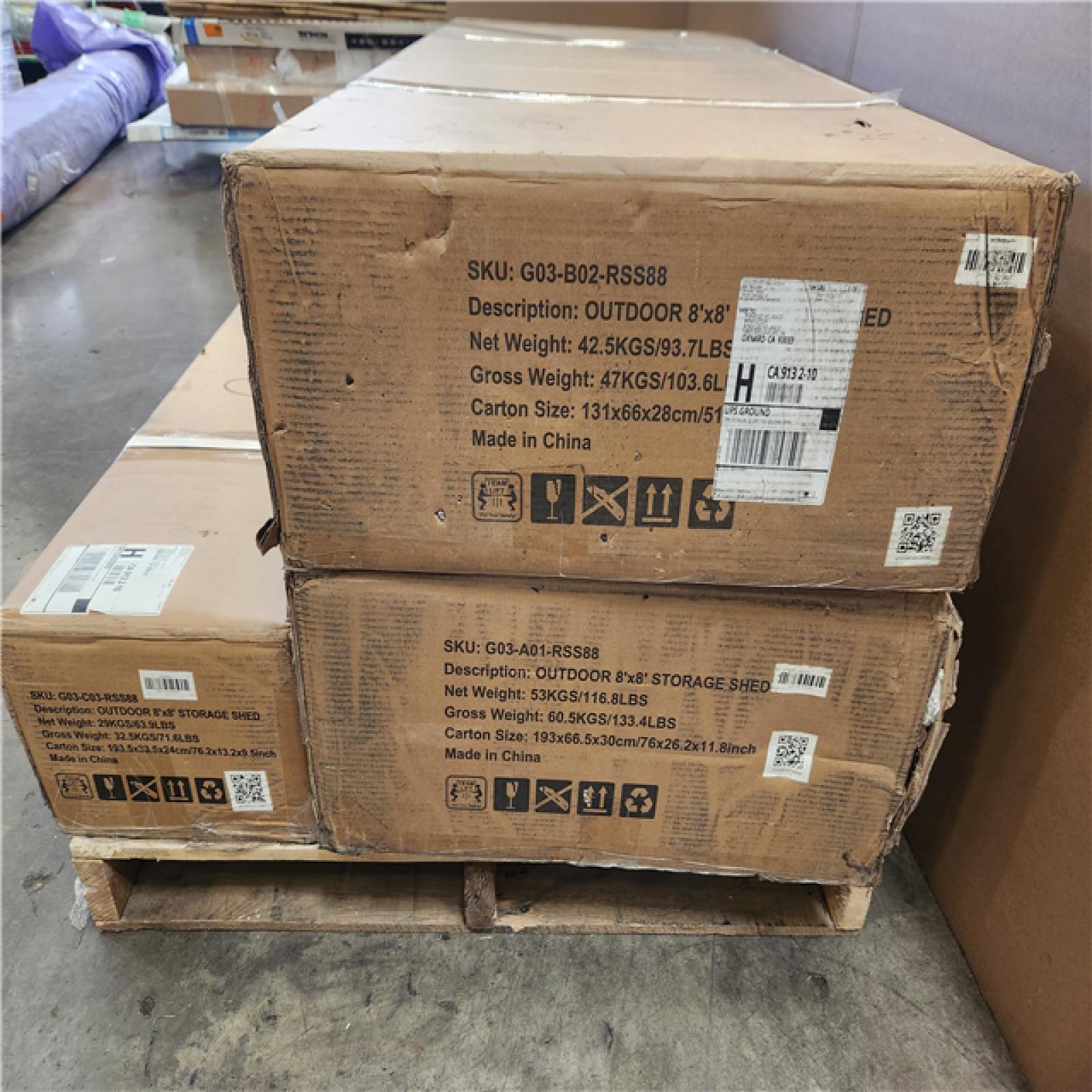 Phoenix NEW 8 ft. W x 8 ft. D Outdoor Storage Shed for Backyard Outdoor (48 sq. ft. )