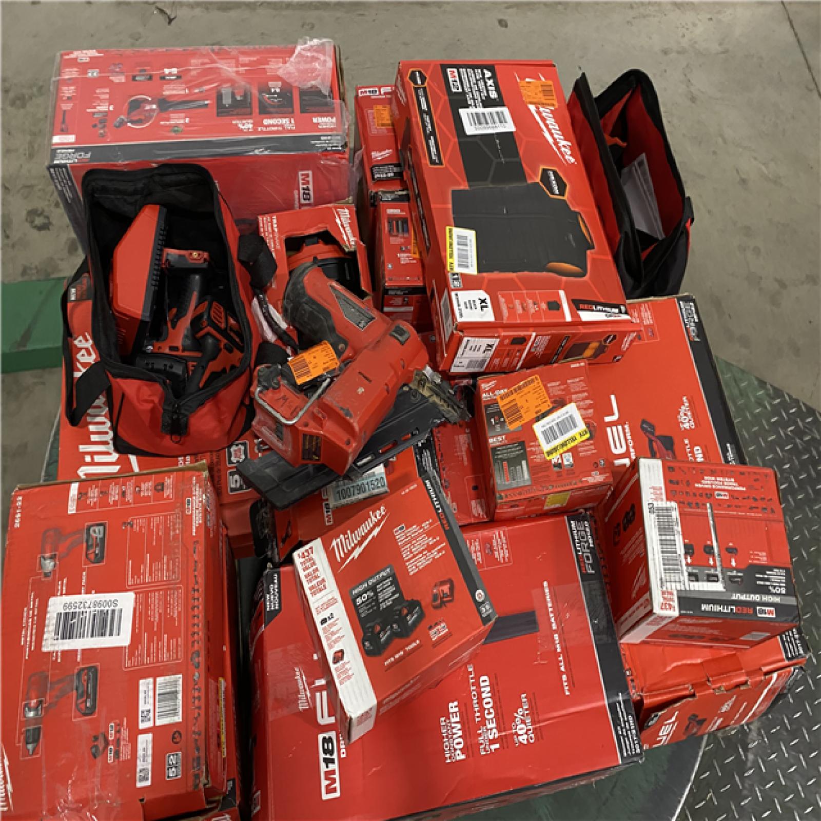 Dallas Location - As-Is MILWAUKEE Tool Pallet