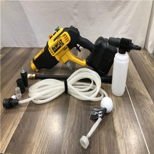 AS-IS DEWALT 20V MAX 550 PSI 1.0 GPM Cold Water Cordless Power Cleaner with 4-Nozzles (Tool Only)
