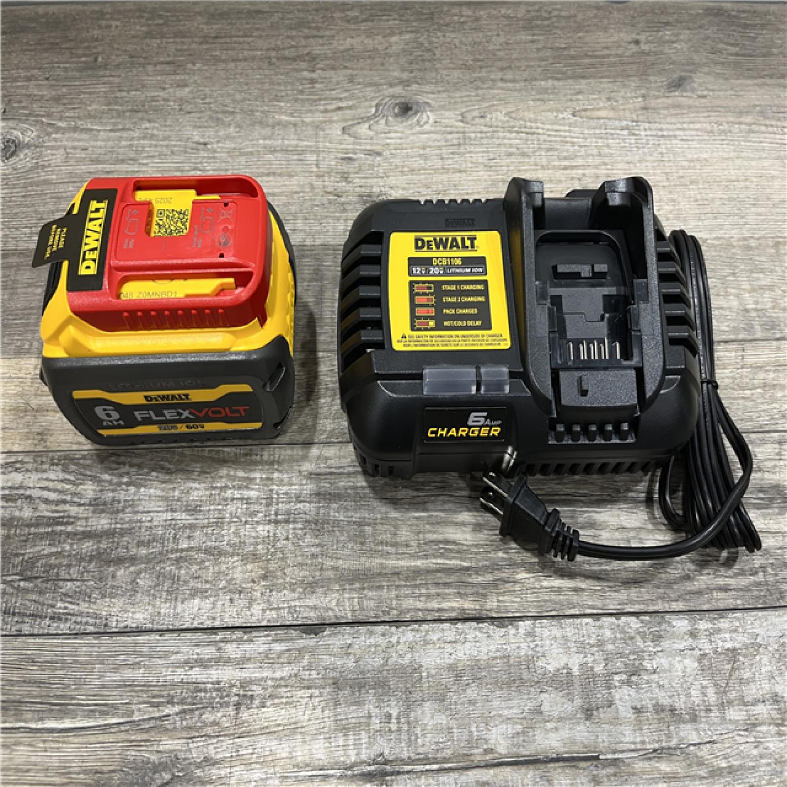 AS-IS DEWALT FLEXVOLT 20V/60V MAX Lithium-Ion 6.0Ah Battery Pack Kit