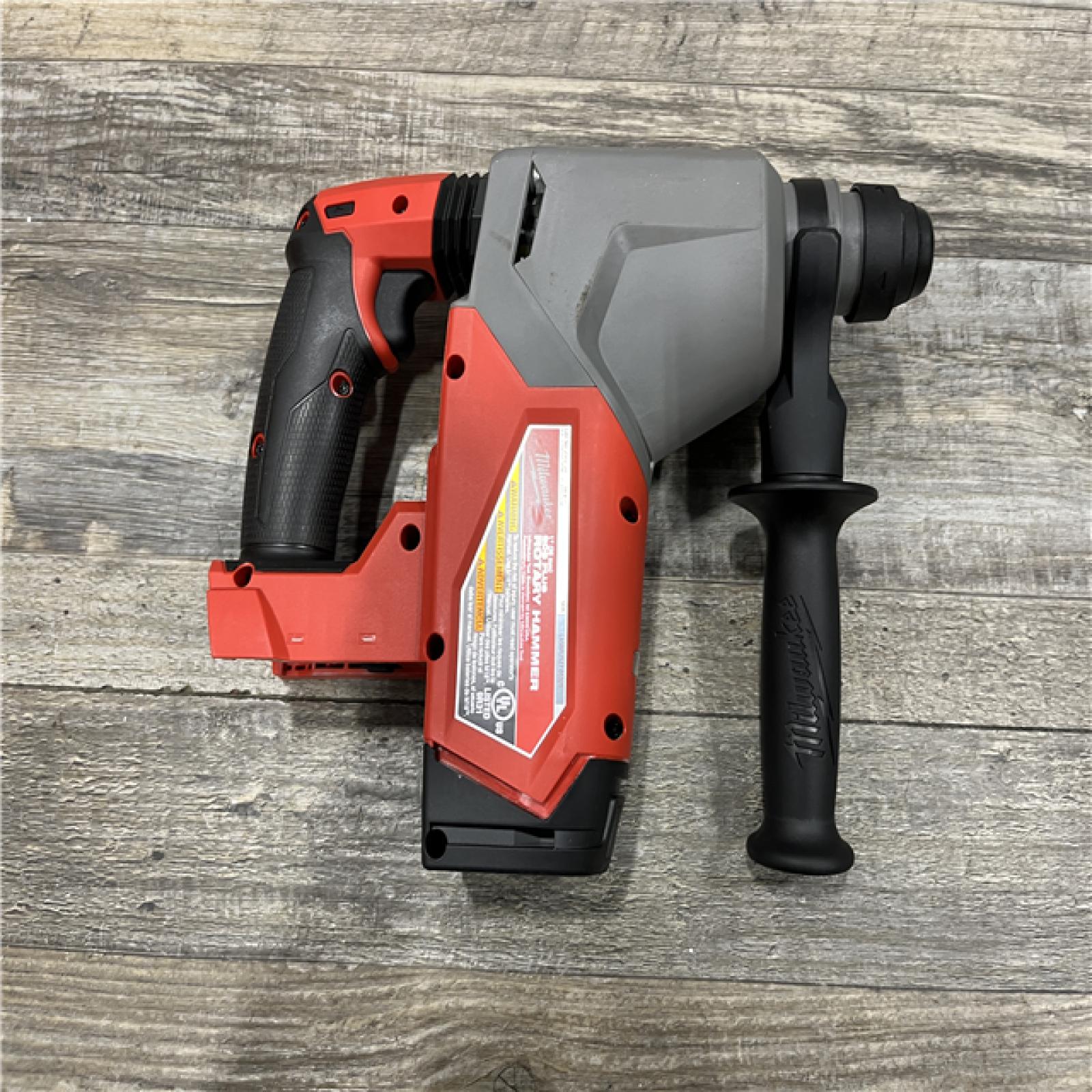 AS-IS Milwaukee  FUEL 18V Lithium-Ion Brushless Cordless 1 in. SDS-Plus Rotary Hammer (Tool-Only)